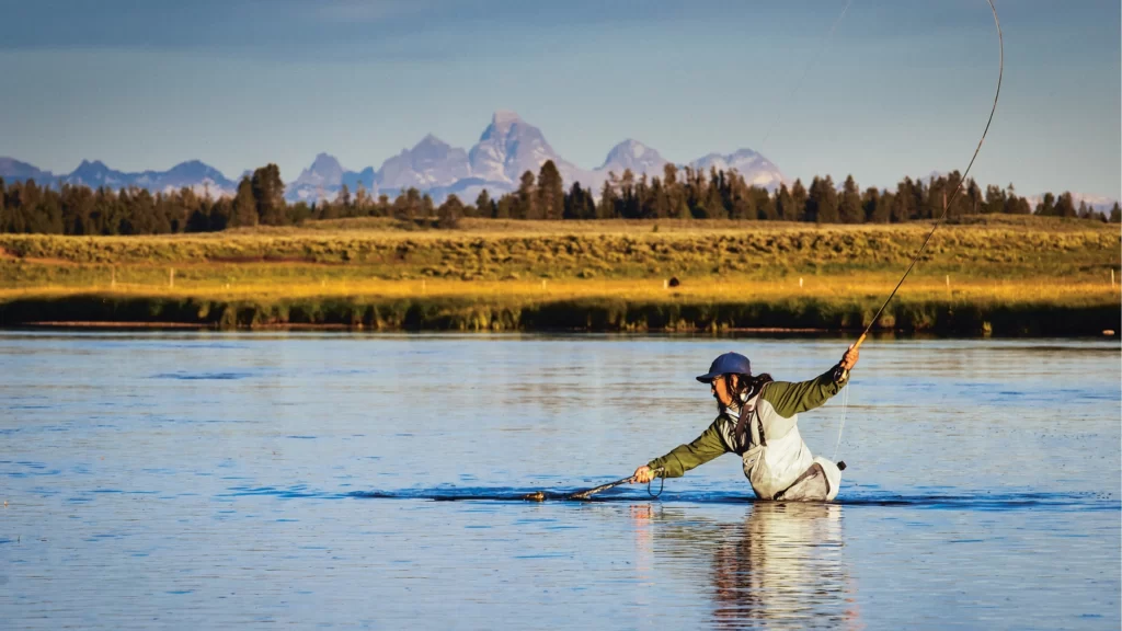 Winter fishing in patagonia