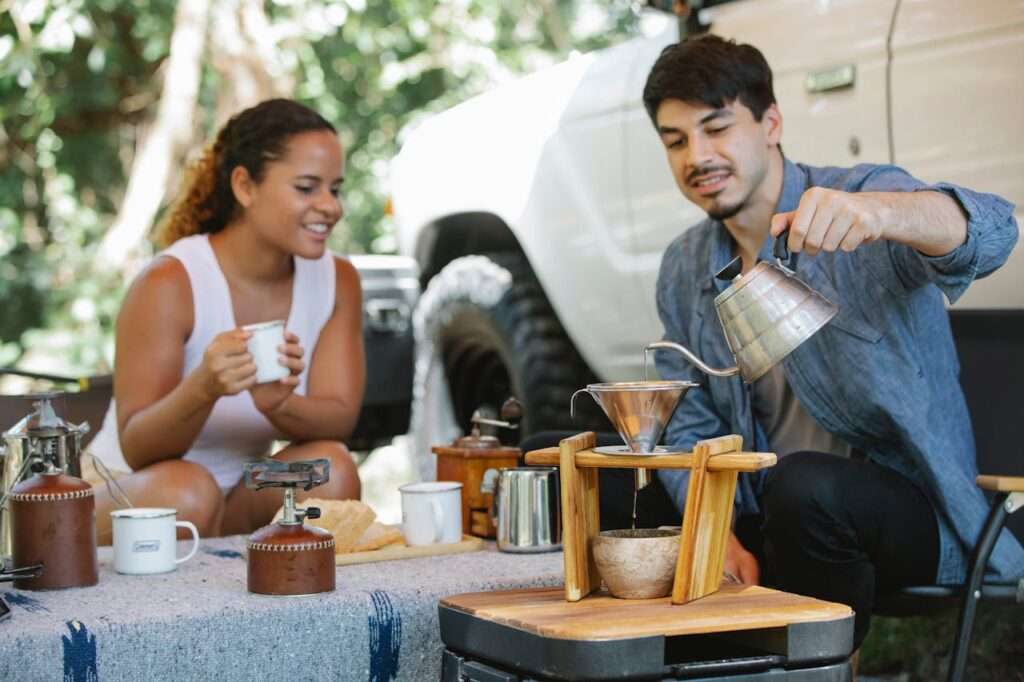 Travel espresso maker