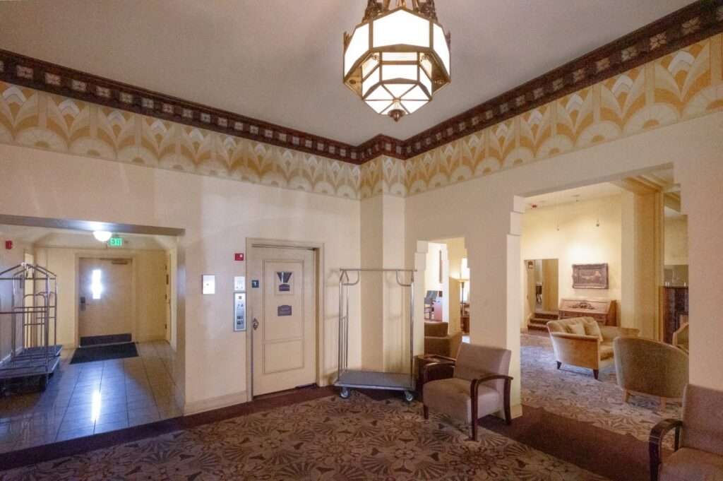 The Baroness Hotel hall