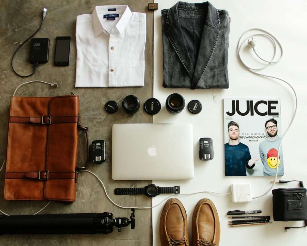 Packing things before travel